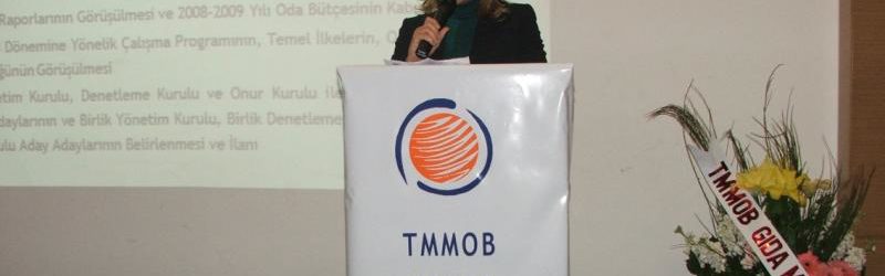 KTMMOB Çevre Mühendisleri Odası TMMOB Çevre Mühendisleri Odası Genel Kuruluna katıldı.